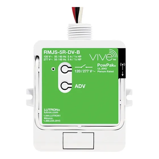 Lutron Rmjs-5r-dvb Modulo Atenuación Powpak 0-10v 120/277v 