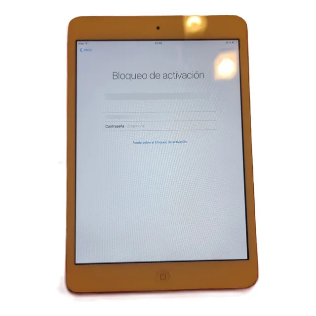 iPad  Apple  Mini A1432 7.9  Blanco, Boton Touch Para Repara