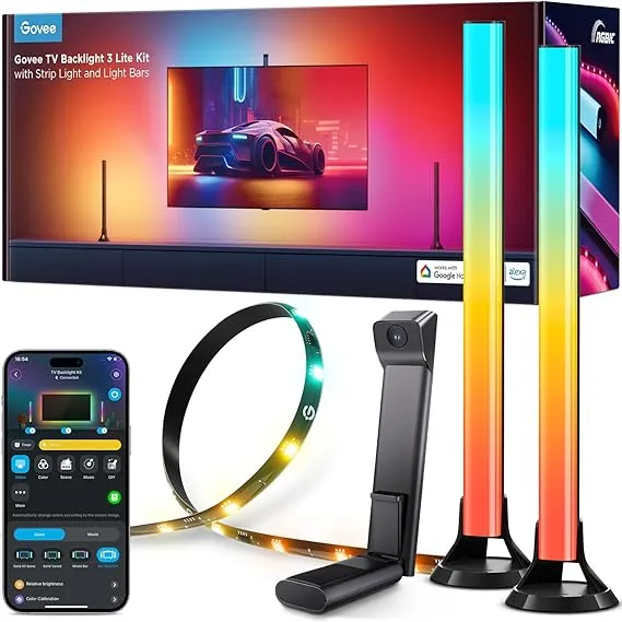Kit Luces Led Govee T3: Tira, Barras De Luz Y Cámara Para Tv