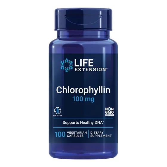 Suplemento Life Extension De Clorofilina 100 Cápsulas