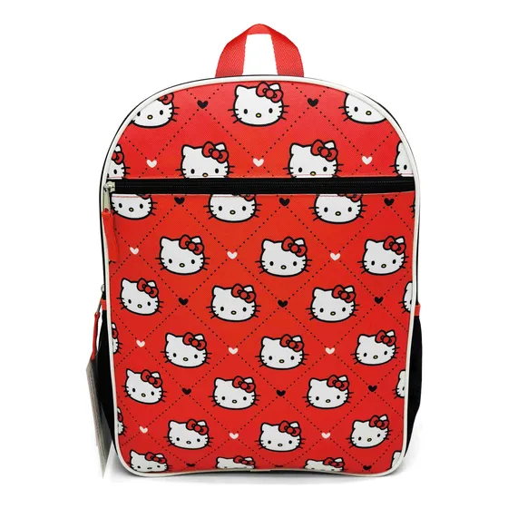 Hola Kitty Gran Mochila De Tela Para Niñas, Bolsa De Rgd50
