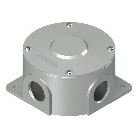 Caja De Paso Redonda Daisa Interior Rosca 3/4