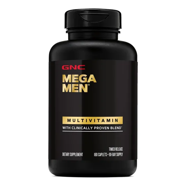 Gnc Mega Men Multivitaminico 180 Caps De Eeuu 