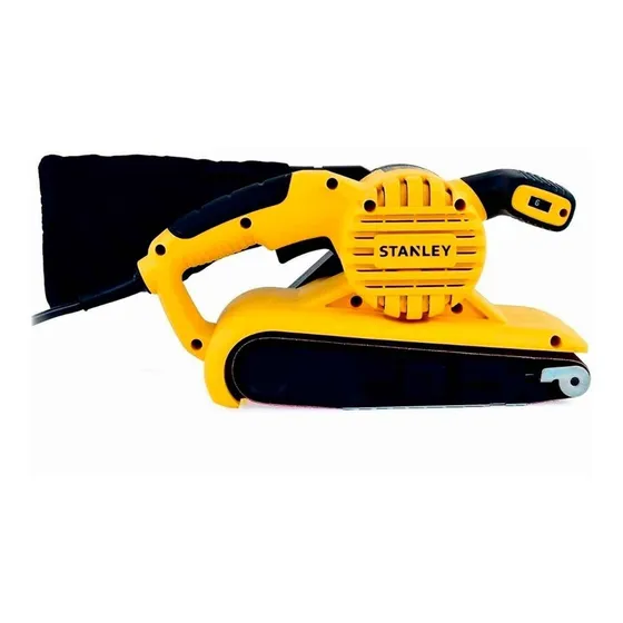 Lijadora profesional de banda Stanley SB90 amarilla 900W 220V