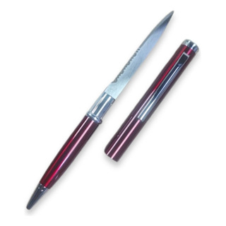 Lapiz Pluma Navaja Oculta Defensa Personal Burdeo Lapiz Pluma Navaja Oculta Defensa Personal Burdeo