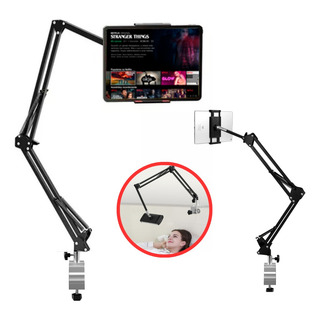 Suporte Celular Tablet Fixo Em Mesa Cama Articulado Dobrável Suporte Celular Tablet Fixo Em Mesa Cama Articulado Dobrável