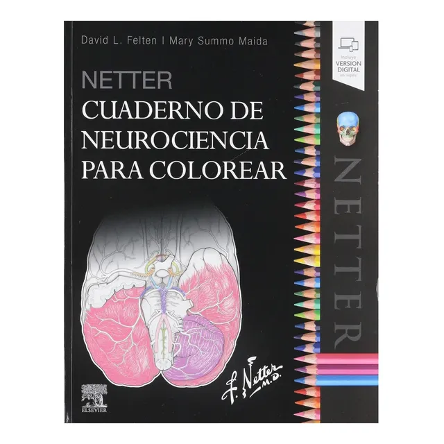 Libro: Netter Cuaderno De Neurociencia Para Colorear
