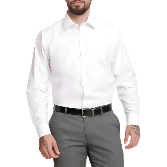 Camisa Vestir Sin Bolsillo Talle Especial