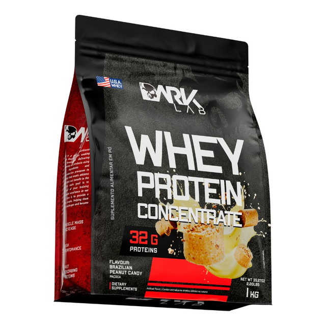 Whey Protein Concentrado 1kg Dark Lab Sabor Paçoca Whey Protein Concentrado 1kg Dark Lab Sabor Paçoca