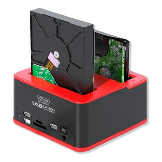 Dock Station Usb 2.0 Para 2 Hdd Ssd Sata 3,5 Ou 2,5 Dock Station Usb 2.0 Para 2 Hdd Ssd Sata 3,5 Ou 2,5