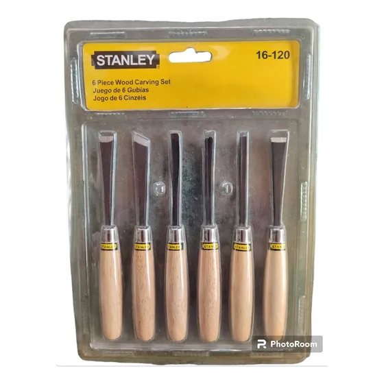 Gubias Para Tallar Madera Stanley Jgo 6 Piezas 