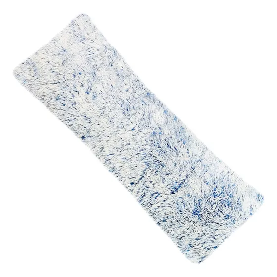 Almohada Grande Abrazable Cojín Pelo Largo Suave Decoración Color Azul Claro Esquimal