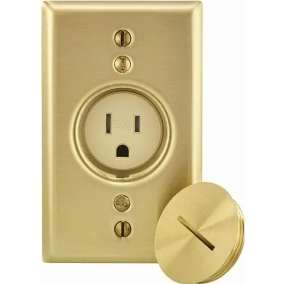 Leviton 021-t5250-00b Receptáculo Sencillo Tamper Resistant