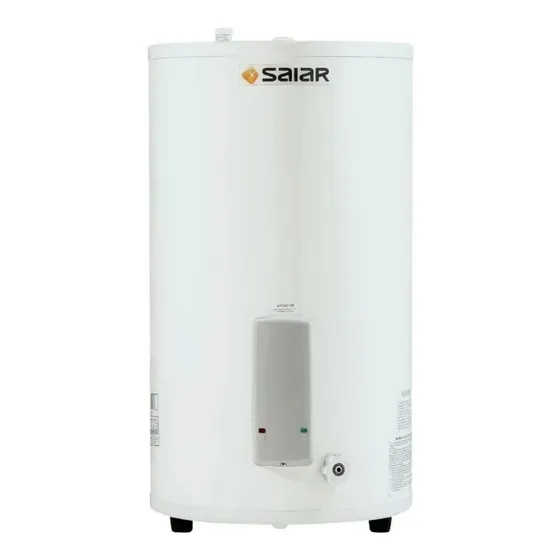 Termotanque Eléctrico 55 Lts Saiar De Pié Conexión Superior Color Blanco Tepc055