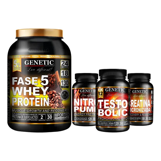 Anabol 4 Crecimiento Muscular Vigor Libido Testoste Genetic