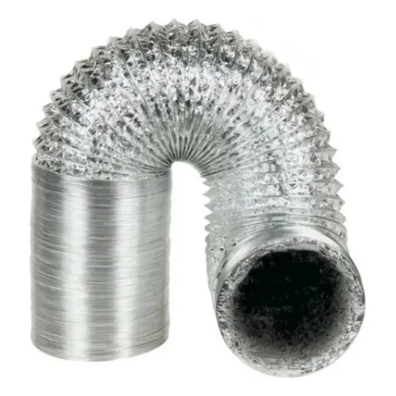 3 Metros Tubo Flexível Aluminizado 4 Pol/100mm Rolo Duto