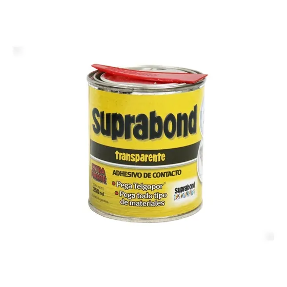 Adhesivo Suprabond Transparente Extra Fuerte En Lata 250ml
