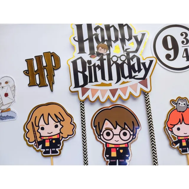 Decoración Torta Harry Potter, Decoración Harry Potter
