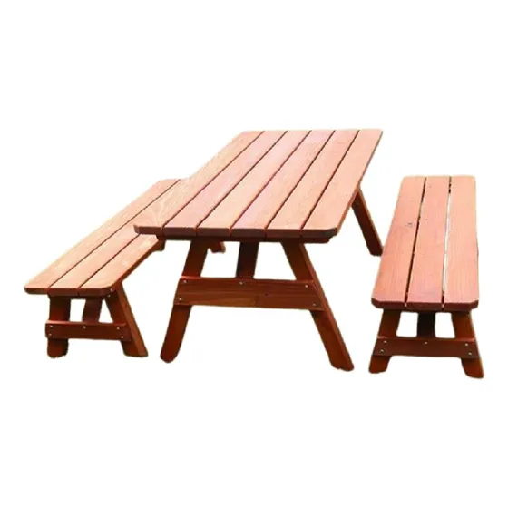 Meson Para Terraza Con Bancas Firme