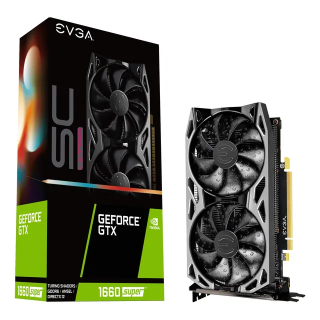 Tarjeta Gráfica Evga Geforce Gtx 1660 Super Sc Ultra 6gb Gdd