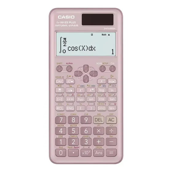 Calculadora Casio Fx-991ES Plus tapa plástica Color Rosado