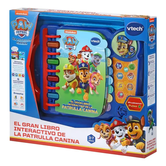 Libro Interactivo Paw Patrol 10 Aniversario Vtech Español
