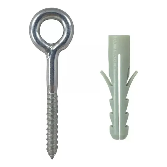 Cancamo Cerrado 12x100mm  Mas Tarugo 2 Und Anclaje Tornillo