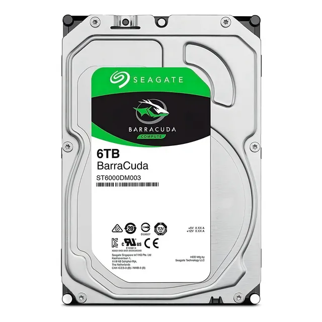 Disco Duro Interno 6tb Seagate Barracuda 5400rpm 3.5 /vc Color Verde