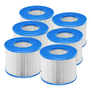 Pacote Com 6 Tipos Filtro Piscina Bestway, Lay-z-spa E Pacote Com 6 Tipos Filtro Piscina Bestway, Lay-z-spa E