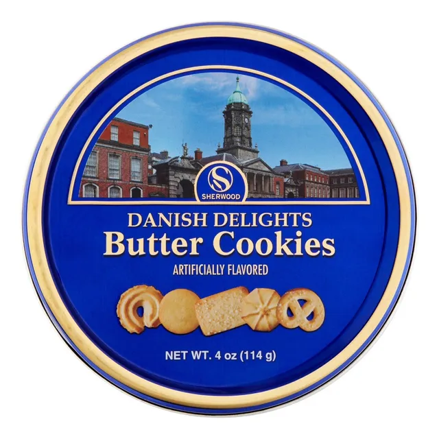 Galletas Danesas Sabor Mantequilla, Sherwood Brands 114g