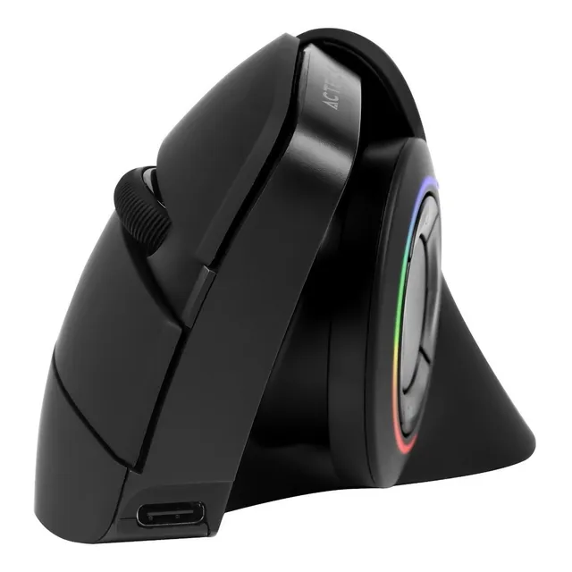 Mouse Ergonómico Mi690 Inalámbrico 2.4 Ghz Rgb Recargable Co
