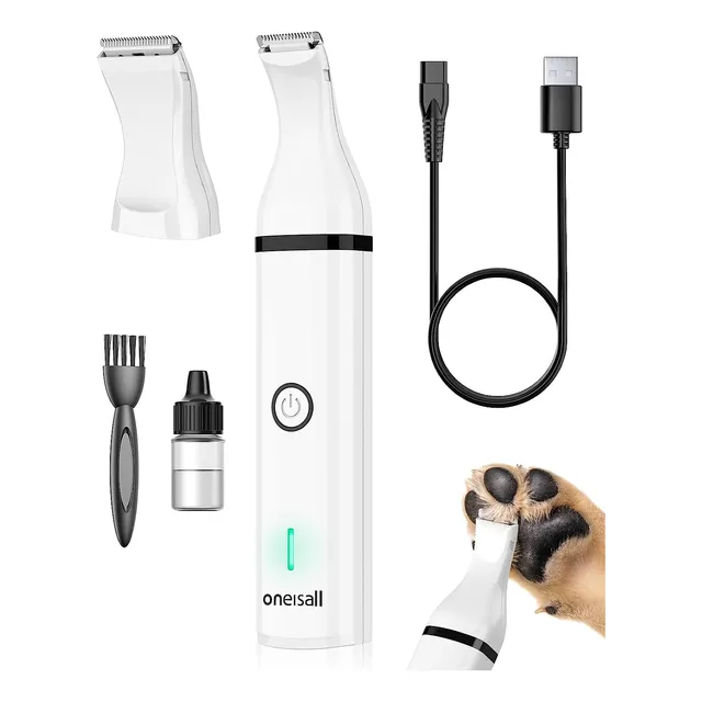 Kiss Kit Maquina Peluqueria Canina  Y Limador Uñas, 8 Piezas
