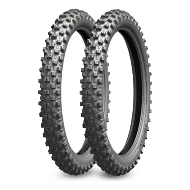 Pneu Michelin 100/100- 18 + 80/100-21 Michelin Tracker F