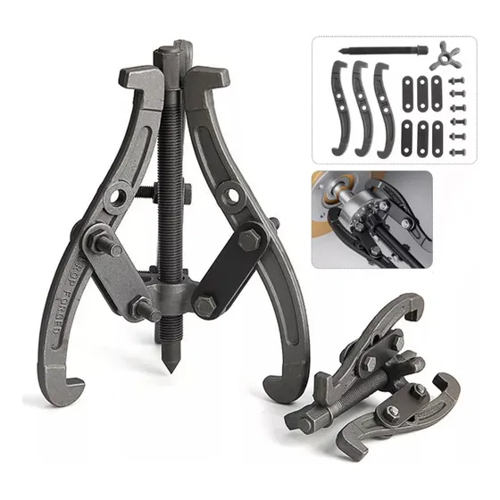 6'' Extractor Engranes Poleas Reversible Forja Brazos Mejora