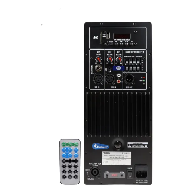 Modulo Amplificador Bafle Radox 010-699 Bi-amplificado 2400w