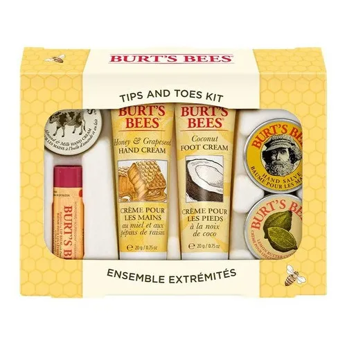 Tips And Burt's Bees Kit Set Cuidado Personal Crema Balsamo