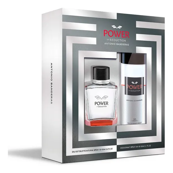 Set Fragancia Hombre Power Of Seduction Edt 100 Ml + Deo