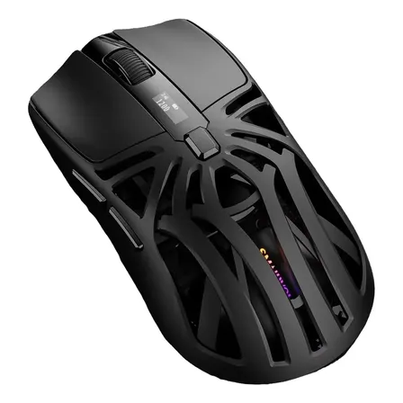 Mouse Gamer Sem Fio Dual Smailwolf Rs8 Black