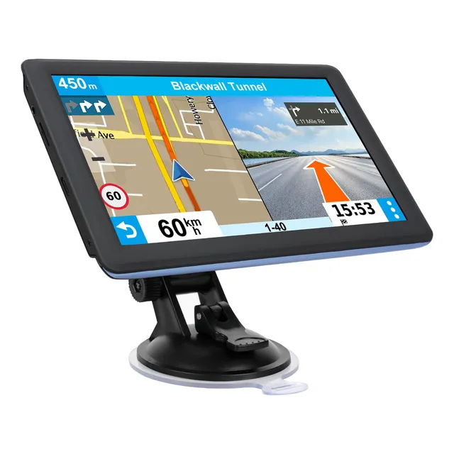 Gps Para Coche Glaury 7  Mapa 2025 Con Alertas De Velocidad