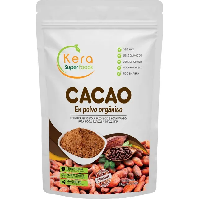 Cacao Orgánico En Polvo 1kg
