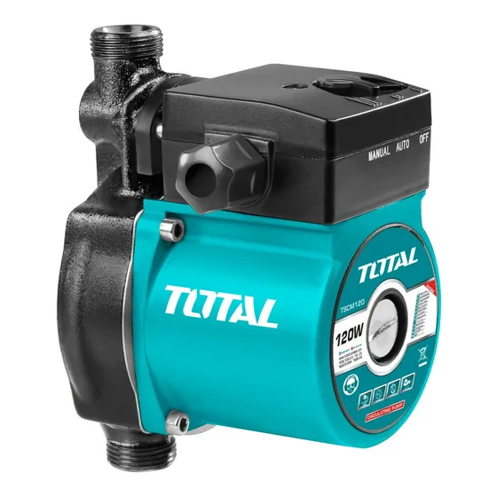 Bomba Presurizadora Automática Total 120w Elevador De Presión De Agua 23lL/min Fácil Colocación Bajo Consumo Y Silenciosa TSCM120