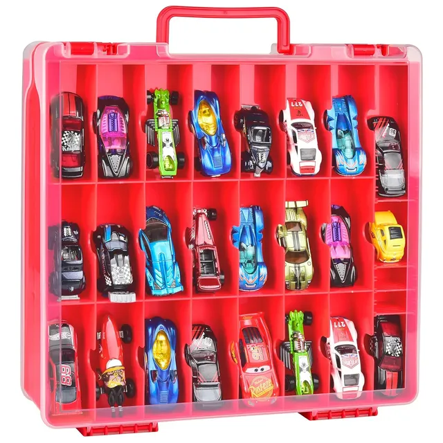 Caja Organizadora De Juguetes De Doble Cara Con Compartiment