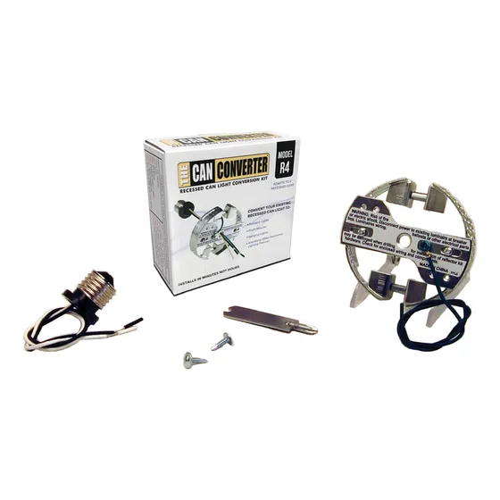 Kit Conversion Luz Lata Empotrada Modelo R4 Para 4 