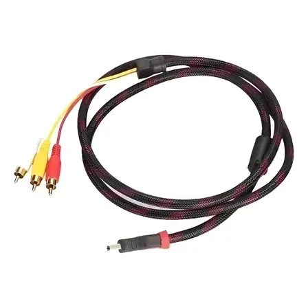 Cable Hdmi 3 Rca Digital Audio Video Macho 1.5 Mts