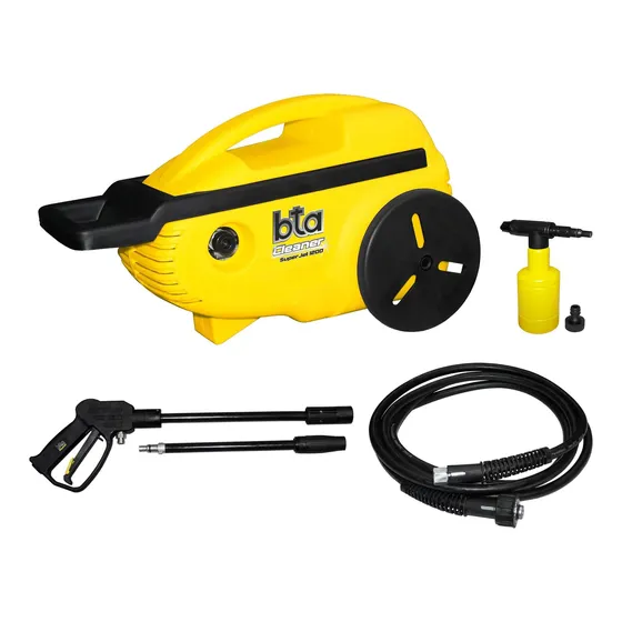 Hidrolavadora Super Jet 1200 Bta 841024,2 Bomba Axial 120bar Color Amarillo Frecuencia 50 Hz