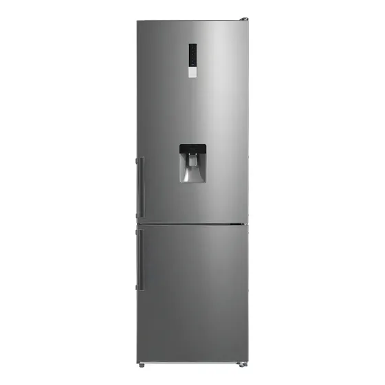 Heladera con freezer Futura Plus FUT-FID295NF-2 color acero inoxidable con capacidad de 295L 220V