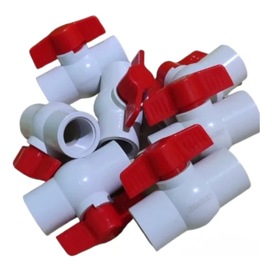 Llave De Paso 1 PuLG 32 Mm Válvula Bola Pvc Rosca Hembra 