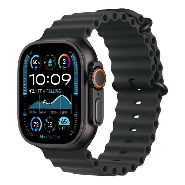 Apple Watch Ultra 2 49mm Black Titanium / Ocean Band Black