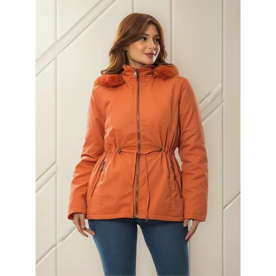 Casaco De Parka Super Chique Com Conforto E Forrado
