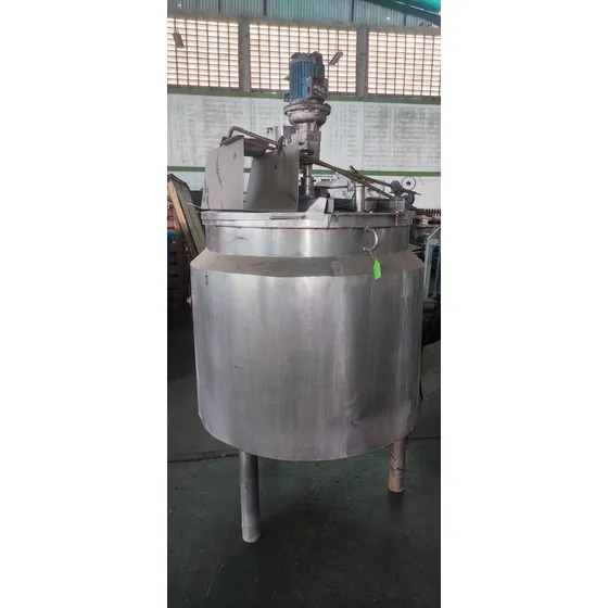Marmita A Vapor 500l Mezclador Usada Acero Inoxidable